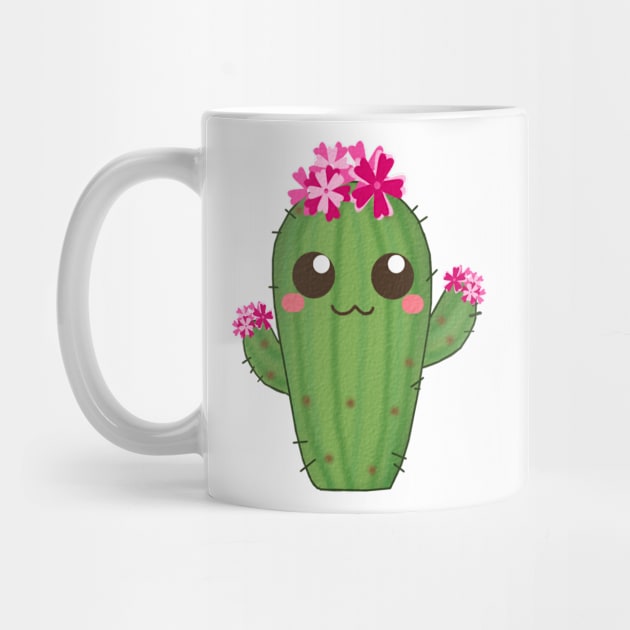 Kawaii Cute Cactus Plant by Funtimeisparty